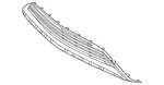 Genuine Mercedes-benz Lower Grille 118-885-31-03. Fixed Price $133.60.