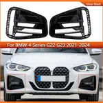 For Bmw 430I M440I G22 G23 Front Bumper Fog Light Grille Gloss Black Replacement. Fixed Price $91.76.
