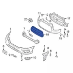 Genuine Ford Grille LK4Z-17B968-FA. Fixed Price $496.05.