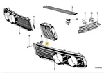 Center Grill For Bmw E-12. Fixed Price $290.95.