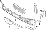 Genuine Bmw Chrome Strip 51-11-5-A2F-201. Fixed Price $58.36.