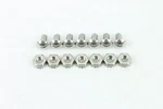 55 56 Chevy Front Grille To Upper Tie Bar Bolt Stainless Threaded Fake Rivet Kit. Fixed Price $8.95.