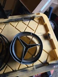 Mercedes Grill Barrel Star Assembly W121 1218800386. Fixed Price $350.00.