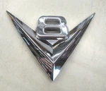 1953 Ford Truck Chrome V 8 Grill Emblem 100 New *. Fixed Price $74.99.