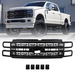 Gloss Black Front Grille Platinum Style 2023-2025 Ford F250 F350 Super Duty. Fixed Price $257.88.
