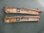 Vintage Pair Nos Amco Chrome Bumper Grille Guard Bars 1972 Jaguar. Fixed Price $135.00.