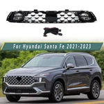 Front Bumper Lower Grille With Drl Fog Light Set For 2021-23 Hyundai Santa Fe. Fixed Price $235.39.