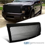 Fit Ford 09-14 F150 F-150 Pickup Glossy Black Mesh Style Front Hood Grille. Fixed Price $99.95.