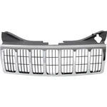 Grille For 2005-2007 Jeep Grand Cherokee Chrome Shell W/ Black Insert Plastic. Fixed Price $108.71.