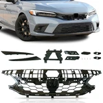 For 2022-24 Honda Civic Si & Hatchback Type-r Style Gloss Black Front Grill. Fixed Price $110.78.