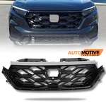For 2023-2024 Honda Crv Cr-v Sport Hybrid Front Upper Grille Gloss Black&chrome. Fixed Price $199.94.