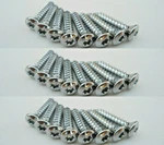 24 Chrome Bezel/grille Screws! For Classic Old Chevy Pontiac Buick Cadillac Etc. Fixed Price $38.00.