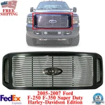 Grille Assembly Primed Shell /chrome Insert 05-07 Ford F-250 Harley-davidson. Fixed Price $152.75.