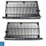 86 Oldsmobile Cutlass / 442 Front Grille Set - Chrome Black Pair New. Fixed Price $254.99.