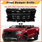 For 2021 2022 Chevrolet Colorado Front Upper Grille W/ Gloss Black Trim. Fixed Price $98.37.