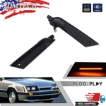Smoked Lens Amber Led Front Side Marker Signal Lights 1979-1986 Ford Mustang. Fixed Price $49.99.