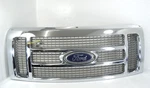 2009-2012 Ford F-150 Upper Chrome Grille Oem *damaged Tabs/see Notes*. Fixed Price $89.99.