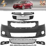 Front Bumper Cover Fascia & Grille For 2011-2014 Chevrolet Cruze With Rs Package. Fixed Price $297.84.