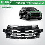 Ford Explorer Active 2025-2026 Front Bumper Upper Grille Chrome + Black. Fixed Price $279.99.