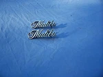 Nice Dealership Take Off 1974-1977 Chevelle Malibu Front Fender Scripts Pair. Fixed Price $34.99.