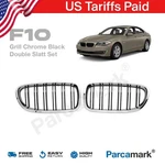 Bmw F10 Kidney Grille Chrome Black Double Slat Set Fits 2010 2016 Brand New. Fixed Price $79.90.