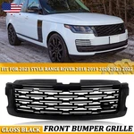 Gloss Black Front Mesh Grille Radiator Hood For Land Rover Range 2018-2022. Fixed Price $151.09.