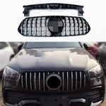 Us- Chrome Black Front Grille For 2024-2025 Mercedes Benz W167 GLE350 450 GLE580. Fixed Price $174.00.