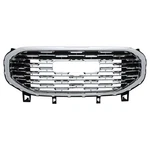 Chrome Front Upper Grille Assembly Denali Style For 2018-2021 Gmc Terrain. Fixed Price $83.01.