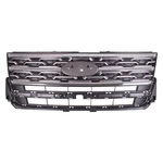 FO1200624 New Replacement Front Grille Fits 2018-2019 Ford Explorer Xlt Capa. Fixed Price $935.00.