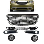 Fits Chrysler Town&country 2011-16 Front Grille Chrome Trim/ Fog Lamp&cover&ring. Fixed Price $198.99.