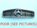 1972-1989 Mercedes R107 380SLC 560SL 450SLC Upper Grille Emblem Used. Fixed Price $195.00.