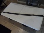 Nos 55 56 Chevy Truck Horizontal Center Bar Grille Trim Molding Black 3713212 Sk. Fixed Price $84.95.