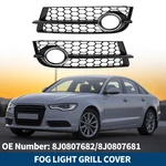 Pair Car Front Fog Light Grill For Audi Tt 06-14 NO.8J0807682/8J0807681. Fixed Price $55.04.