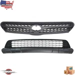 Fits 2005-2008 Toyota Matrix New Front Bumper Upper Lower Grille Textured Black. Fixed Price $230.10.