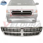 Newf For Front Grille Black And Chrome Plastic 1999-2003 Dodge Ram 1500 2500 Van. Fixed Price $182.97.