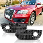 Fog Light Cover Grill For 2009-2012 Audi W/o S-line Pkg Gloss Black SQ5 Style. Fixed Price $42.99.