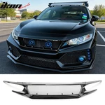 Fits 16-21 Honda Civic Jdm Style High Flow Front Upper Mesh Grille Gloss Black. Fixed Price $95.99.
