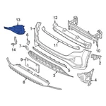 For Volkswagen Atlas 2024-2025 3CM853666A041 Front Right Grille. Fixed Price $110.02.