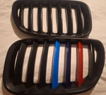 Matte Black M-color Front Kidney Grille For Bmw X5 E53 Lci 2004 2005 2006. Fixed Price $45.00.