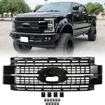 Front Upper Grille Gloss Black Ford F250 F350 Super Duty 2017-2019 Platinum. Fixed Price $163.99.