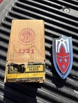 New Stock (nos) 1958 Oldsmobile 88 Or 98 Front Grille Emblem. Fixed Price $250.00.