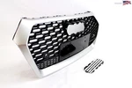 For 2018 - 2020 Front Bumper Silver Central Grille Insert RSQ5 Type. Fixed Price $399.00.