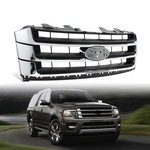 Ford Expedition 2015 2016 2017 Chrome Front Bumper Upper Abs Grille. Fixed Price $104.80.