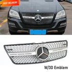 Front Grille W/emblem For Mercedes W164 2009-2011 ML320 ML350 ML500 ML550. Fixed Price $86.99.