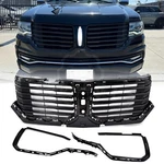 For 2015-2017 Lincoln Navigator Front Bumper Upper Grille Gloss Black Trim. Fixed Price $526.00.