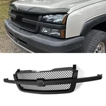 Matte Black Front Grille Assembly Fit For 2003-2007 Chevrolet Silverado 1500. Fixed Price $86.40.