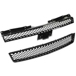 Kuafu New Upper+lower Front Grille For 2007-2014 Chevy Tahoe Suburban Avalanche. Fixed Price $62.71.