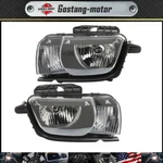 For Chevy Camaro 2010-2013 Lh+rh Headlight Headlamps Clear Lens Halogen Black. Fixed Price $71.63.