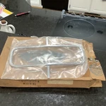 Nos 1973 Ford Mustang Standard Grille Center Horse Surround Molding Trim. Fixed Price $65.00.