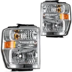 Fits Ford E150-E450 F650 F750 Truck Aero 2008-2021 Headlights Assembly Set Pair. Fixed Price $129.99.